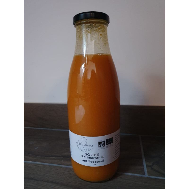 Soupe Potimarron & Lentilles corail (750g)