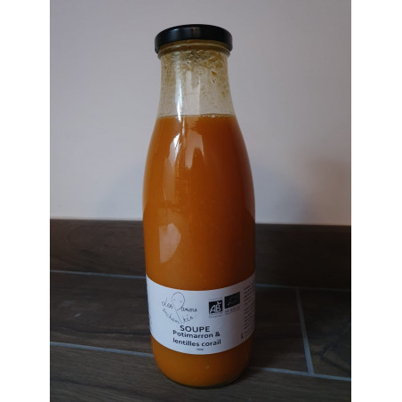 Soupe Potimarron & Lentilles corail (750g)